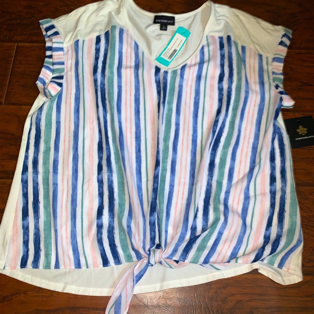 NWT Fortune + ivy blouse